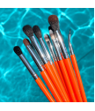 Akių Šepetėlių Rinkinys Neon Brush Set (10vnt.)