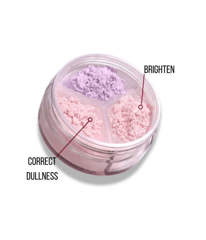 Biri Pudra Set & Correct Powder Rose Pink 005