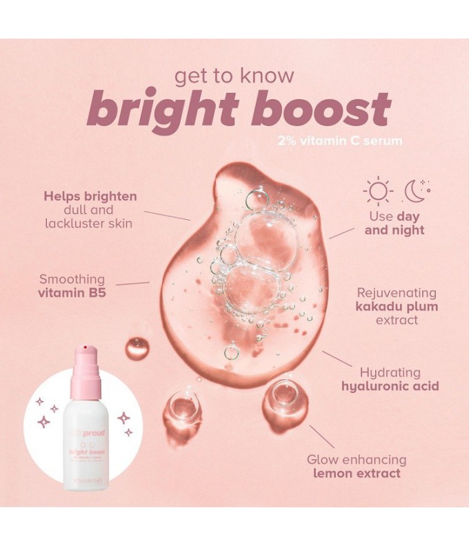 Bright Boost Veido Serumas 25ml