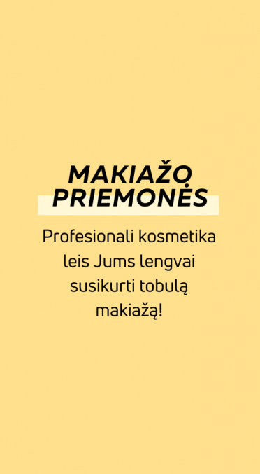 Makiažo Priemonės