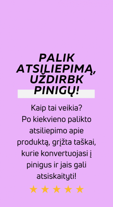 PALIK ATSILIEPIMĄ!