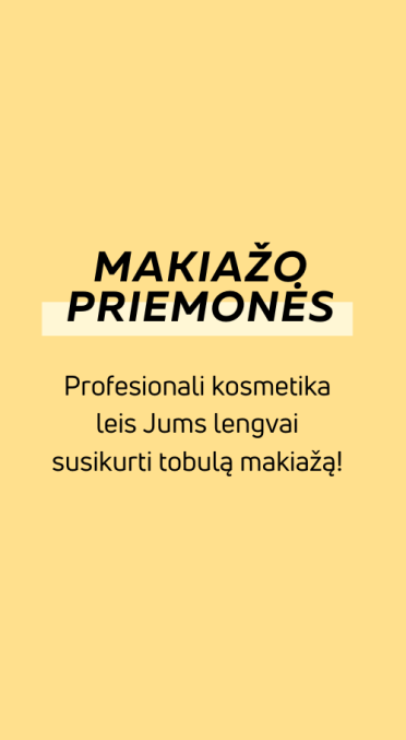 Makiažo priemonės Makiažo priemonės