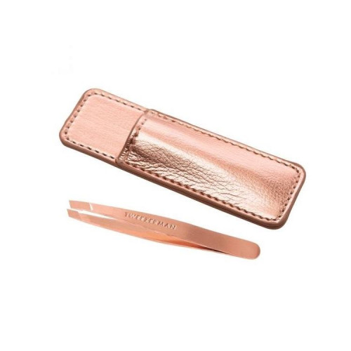  Rose Gold Mini Pincetas Su Dėklu