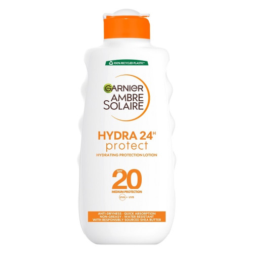  Ambre Solaire Hydra 24H Protect Apsauginis Losjonas Nuo Saulės SPF20 200ml