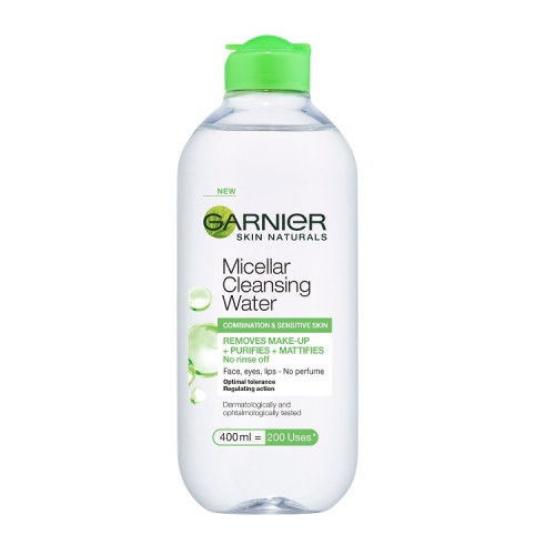  Skin Naturals Micelinis Vanduo Mišriai Ir Jautriai Odai 400ml