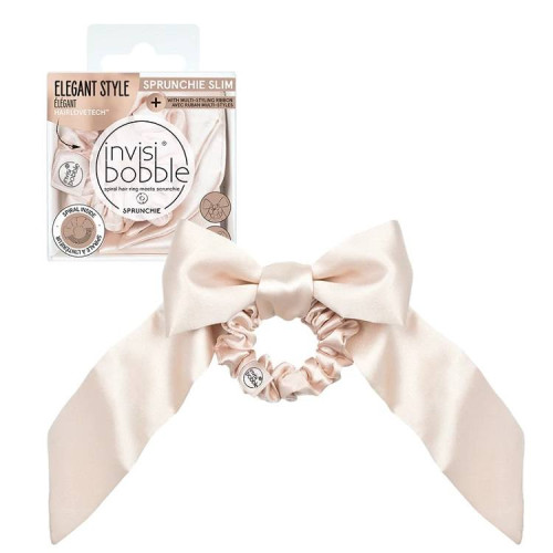  Gumytė Plaukams Sprunchie Slim Ballerina Ribbon