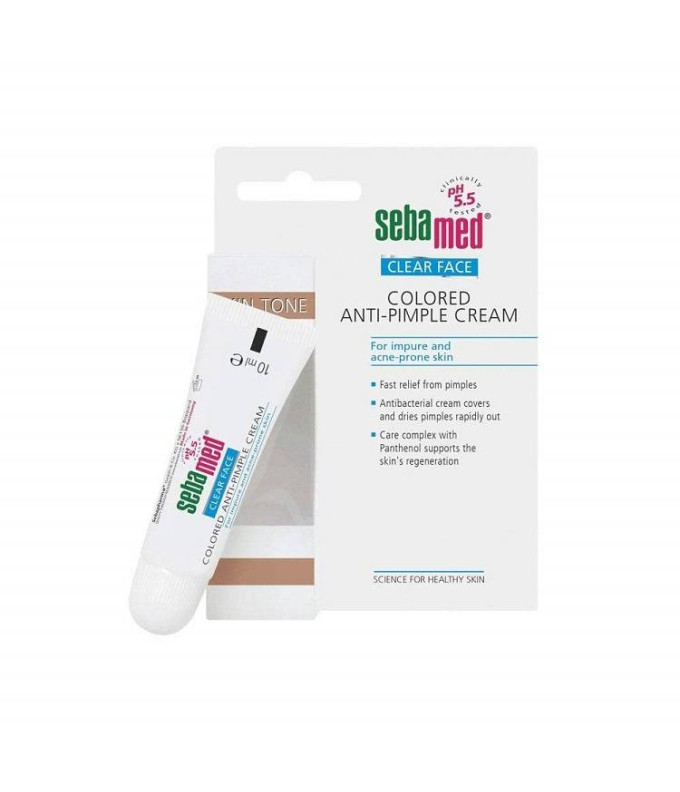  Clear Face Kremas Nuo Spuogų Su Atspalviu 10ml