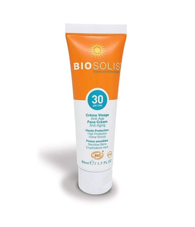  Ekologiškas Veido Kremas Nuo Saulės Anti-Aging SPF30 50ml