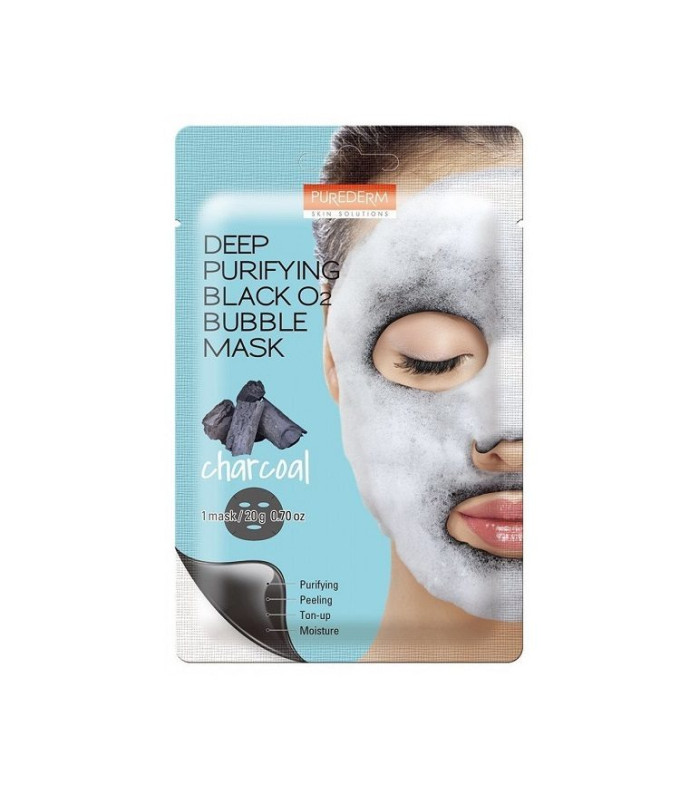 Giliai Valanti Black O2 Bubble Veido Kaukė Charcoal