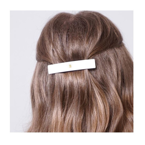 Plaukų Aksesuaras Barrette Pour Cheveux Medium White