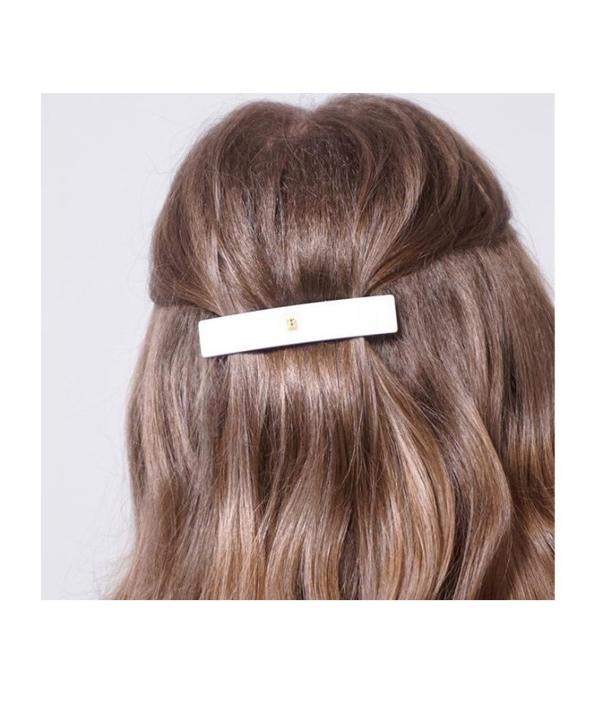 Plaukų Aksesuaras Barrette Pour Cheveux Medium White