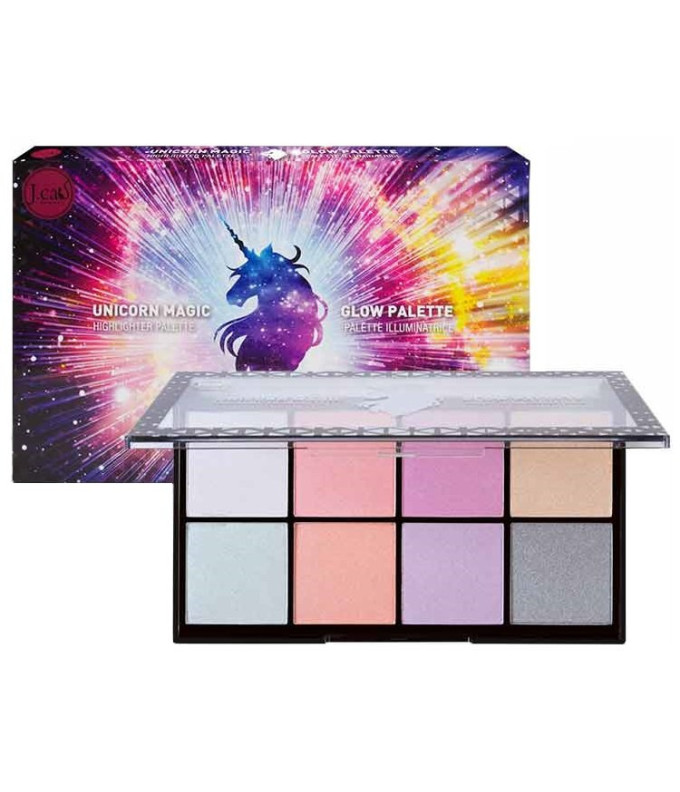  Paletė Suteikianti Švytėjimo Unicorn Magic Glow (8 spalvos)