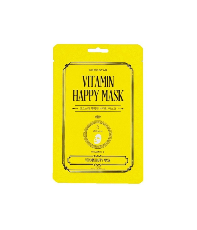  Drėkinanti Veido Kaukė Vitamin Happy Mask