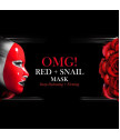 Veido Kaukė Omg! Red Snail