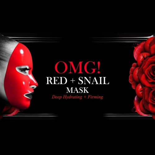 Veido Kaukė Omg! Red Snail