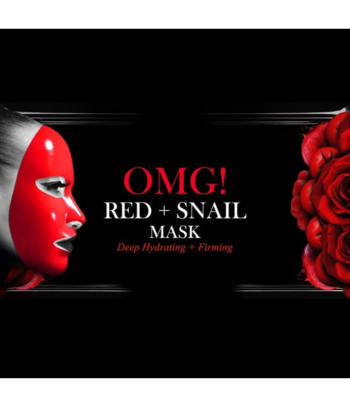 Veido Kaukė Omg! Red Snail