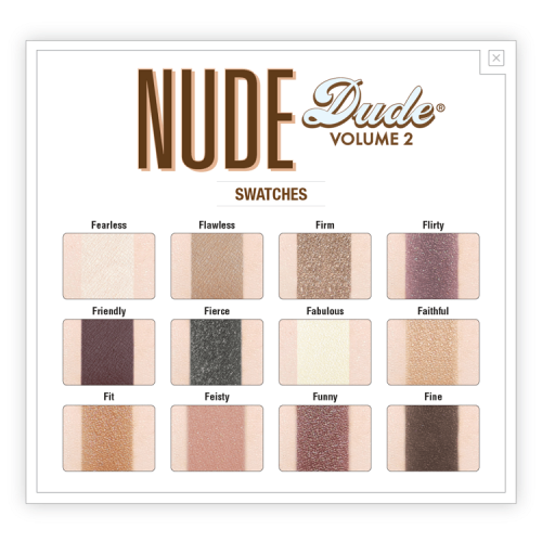 the Balm Cosmetics Šešėlių Paletė Nude Dude® (12 spalvų)