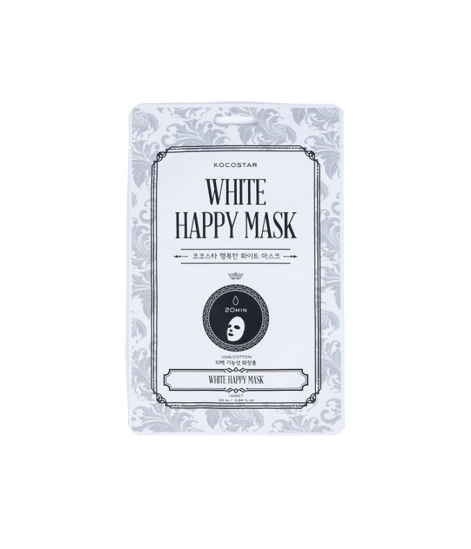  Skaistinanti veido kaukė White Happy Mask