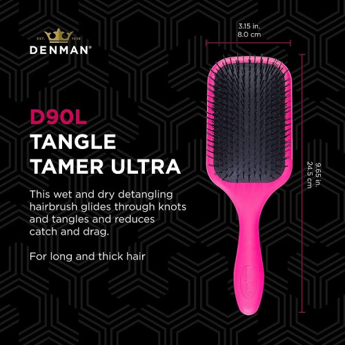 Tangle Tamer Ultra Plaukų Šepetys Pink