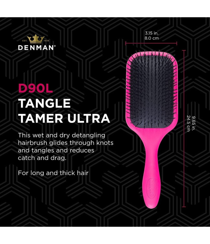 Tangle Tamer Ultra Plaukų Šepetys Pink