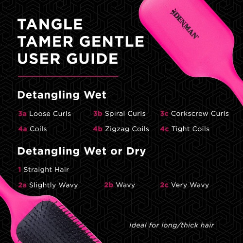 Tangle Tamer Ultra Plaukų Šepetys Pink