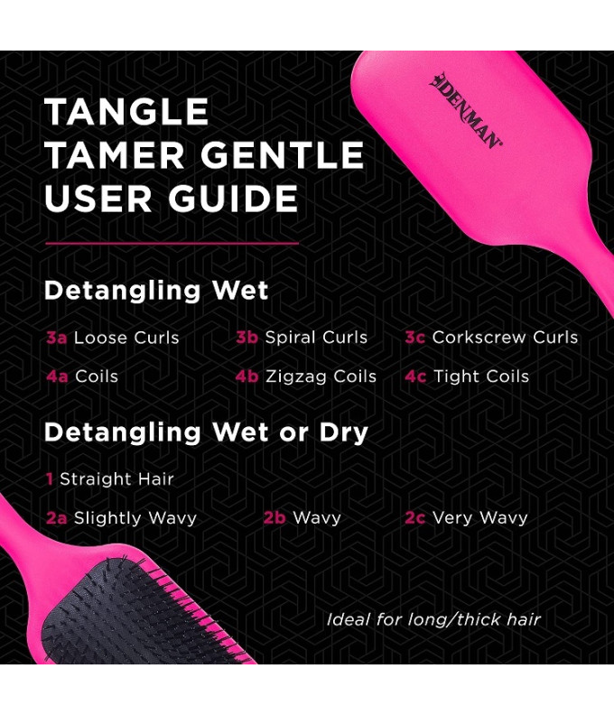 Tangle Tamer Ultra Plaukų Šepetys Pink