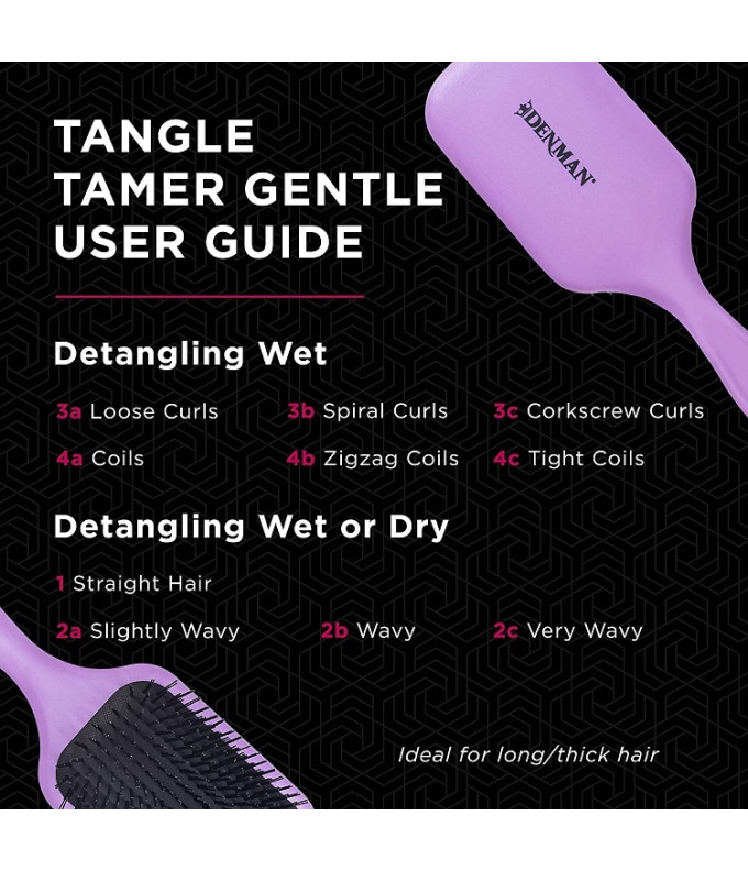 Tangle Tamer Ultra Plaukų Šepetys Violet