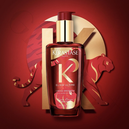  Elixir Ultime Plaukus Gražinantis Plaukų Aliejus Tiger Rouge Edition 100ml