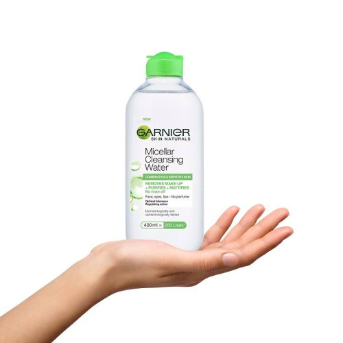  Skin Naturals Micelinis Vanduo Mišriai Ir Jautriai Odai 400ml