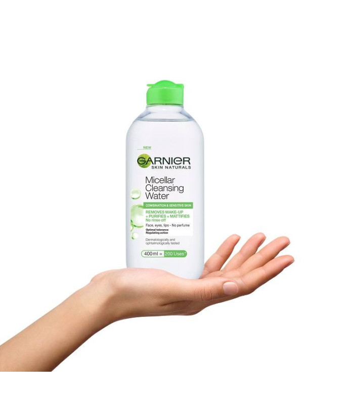 Skin Naturals Micelinis Vanduo Mišriai Ir Jautriai Odai 400ml