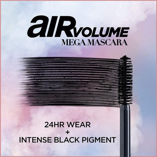 Air Volume Mega Blakstienų Tušas Black