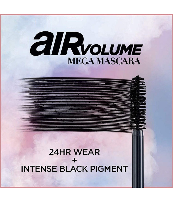 L'Oréal Paris Air Volume Mega Blakstienų Tušas Black