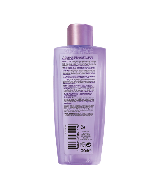 L\'Oréal Paris Hyaluron Specialist Micelinis Vanduo 200ml
