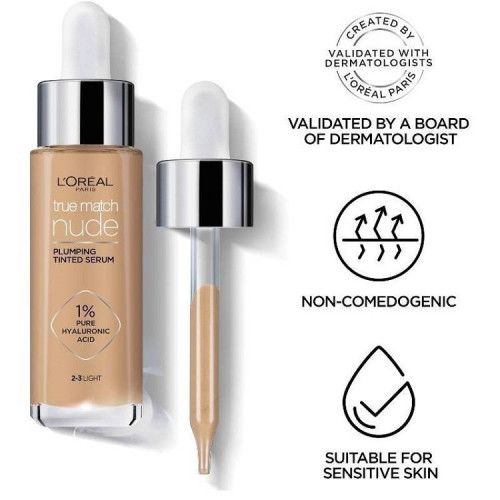 True Match Nude Makiažo Pagrindas Su Koncentruotu Serumu 30ml