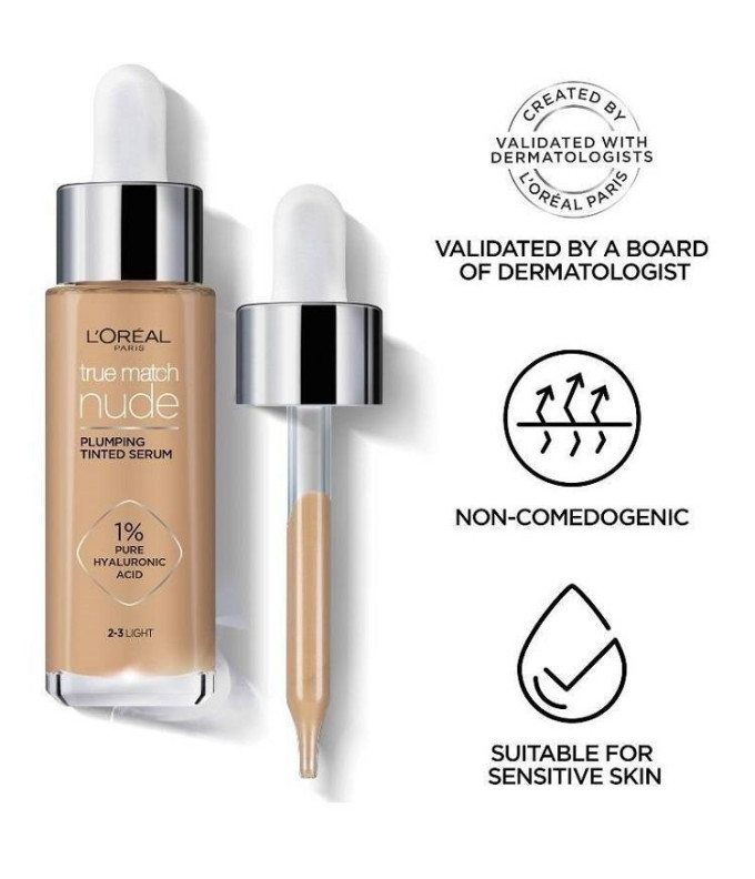 True Match Nude Makiažo Pagrindas Su Koncentruotu Serumu 30ml