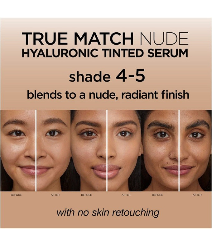 True Match Nude Makiažo Pagrindas Su Koncentruotu Serumu 30ml