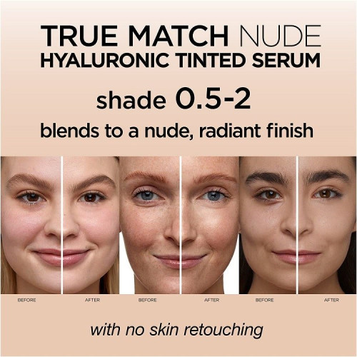 True Match Nude Makiažo Pagrindas Su Koncentruotu Serumu 30ml