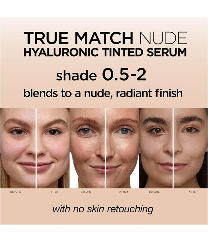 True Match Nude Makiažo Pagrindas Su Koncentruotu Serumu 30ml