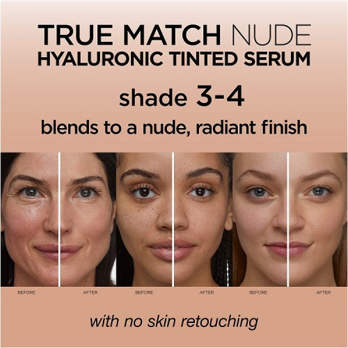 True Match Nude Makiažo Pagrindas Su Koncentruotu Serumu 30ml