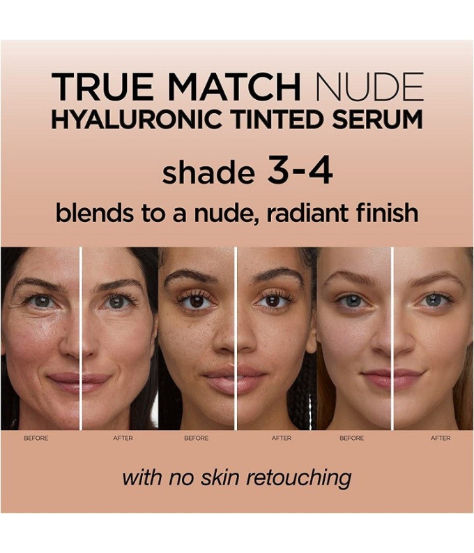 True Match Nude Makiažo Pagrindas Su Koncentruotu Serumu 30ml