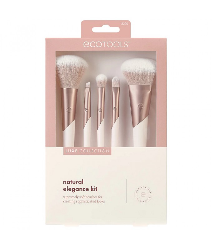 Makiažo Šepetėlių Rinkinys Luxe Natural Elegance (5 vnt.)