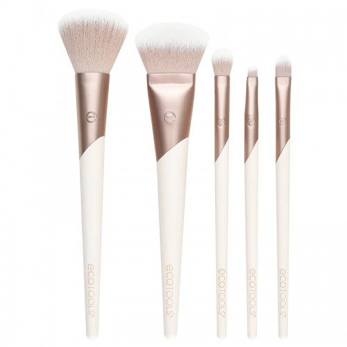 Makiažo Šepetėlių Rinkinys Luxe Natural Elegance (5 vnt.)