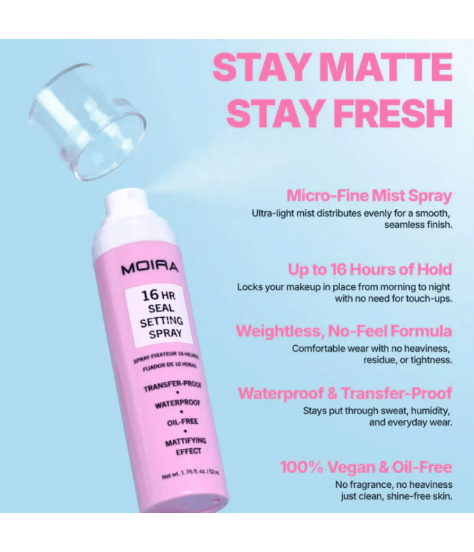 Makiažo Fiksatorius 16 HR Seal Setting Spray 52ml