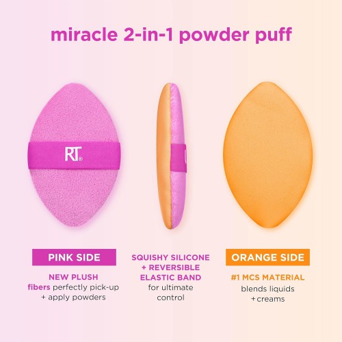 Makiažo Kempinėlė Miracle 2 in 1 Powder Puff