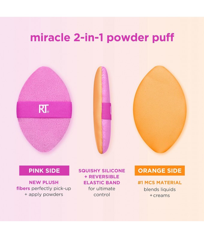 Makiažo Kempinėlė Miracle 2 in 1 Powder Puff