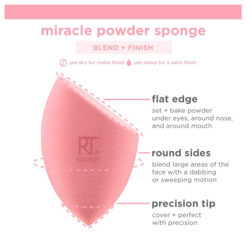 Miracle Mattifying Makiažo Kempinėlių Rinkinys (2 vnt.)