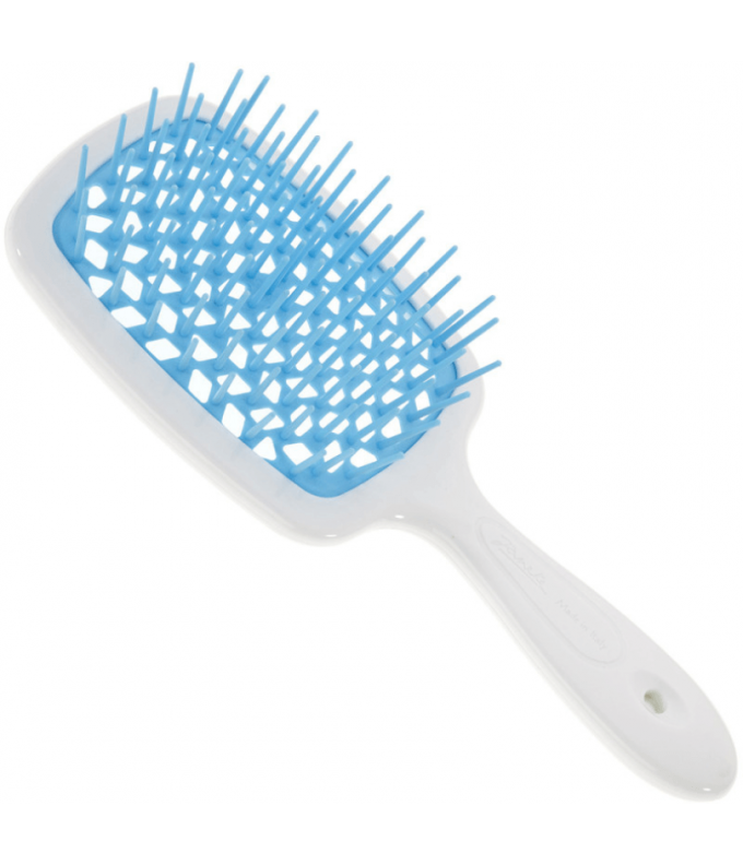 Plaukų Šepetys Superbrush White Turquoise