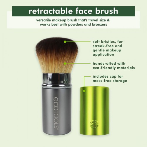 Makiažo Šepetėlis Retractable Face