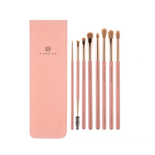  Šepetėlių Rinkinys Luxe Eye 8 vnt. (Rose Gold)