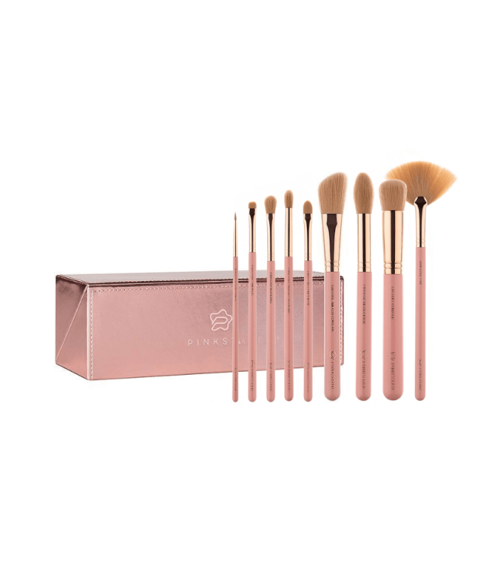 Šepetėlių Rinkinys Luxe Most Wanted Brush Set 9 vnt. (Rose Gold)